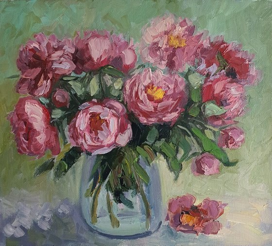 Bouquet of Flowers Peonies